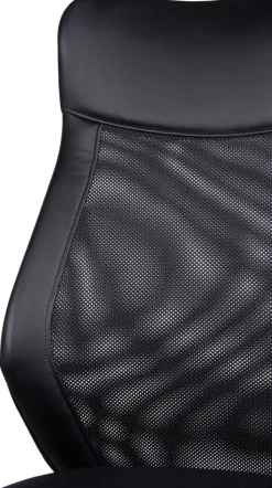 Drehstuhl NIKO Silberfarbig/ Schwarz