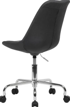 Drehstuhl schwarz/ silberfarbig