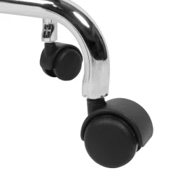 Drehstuhl schwarz/ silberfarbig