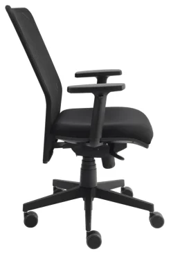 Drehstuhl SOLID II 64 x 119 x 64 cm schwarz