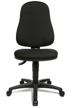 Drehstuhl Stoffbezug Schwarz