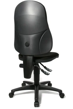 Drehstuhl Stoffbezug Schwarz