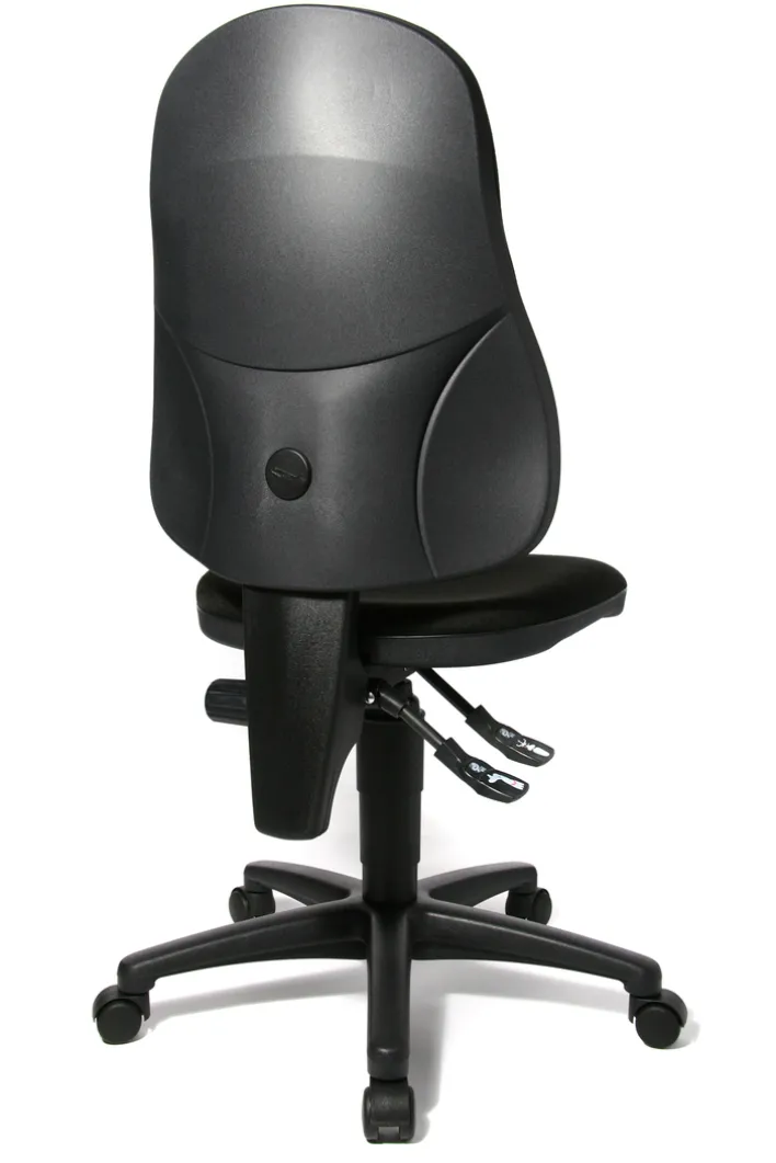 Drehstuhl Stoffbezug Schwarz