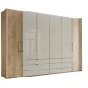 Drehtürenschrank CLIVO braun/ beige