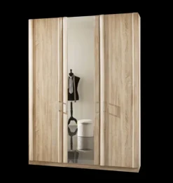 Drehtürenschrank MERAN braun