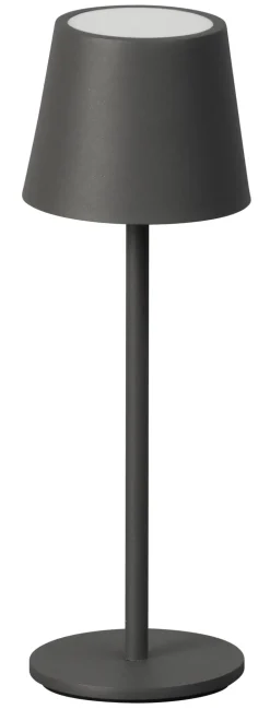 easy! by FHL Akku LED Tischlampe ROXY 27,5 cm sandgrau