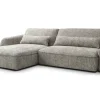 Ecksofa BOSSE stonegrau