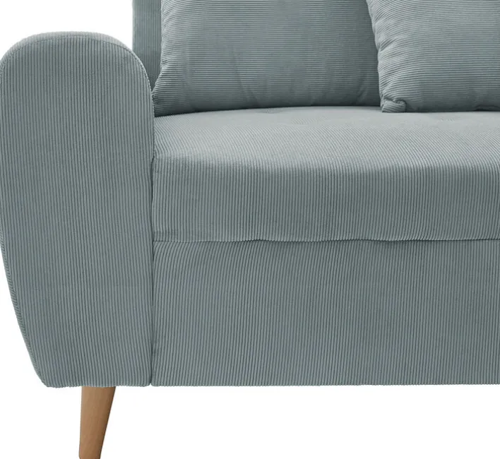 Ecksofa CARLA 249 x 175 cm mintgrün