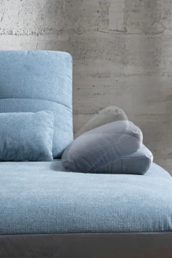 Ecksofa DALLAS R hellgrau/grau