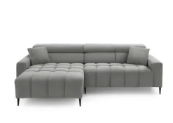 Ecksofa EASY 180 x 256 cm hellgrau