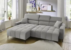 Ecksofa EASY 180 x 256 cm hellgrau