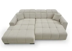 Ecksofa MACON 195 x 301 cm Cord beige