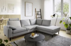 Ecksofa MOSAIK light grey