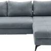 Ecksofa PARIS 267 x 188 cm graublau