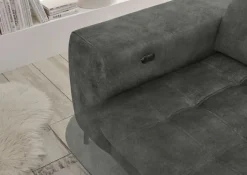 Ecksofa PRAG 282 x 189 cm grey