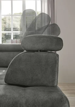 Ecksofa PRAG 282 x 189 cm grey