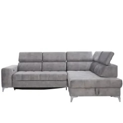 Ecksofa PRAG 282 x 189 cm grey