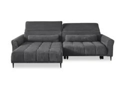 Ecksofa RAY 179 x 277 Cord dunkelgrau