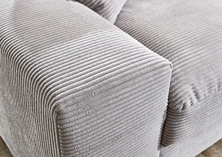 Ecksofa ROMAN 285 x 176 cm hellgrau