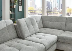 Ecksofa SEVRAN 242 x 210 cm alu