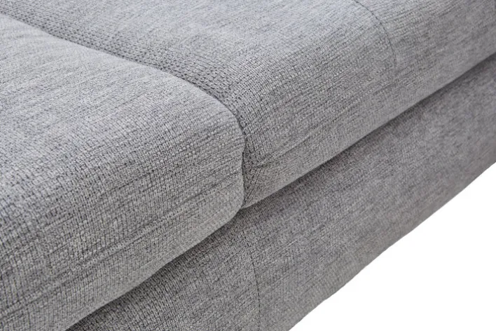 Ecksofa SEVRAN mit Schlaffunktion 242 x 210 cm alu
