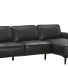 Ecksofa VANESSA grau-braun