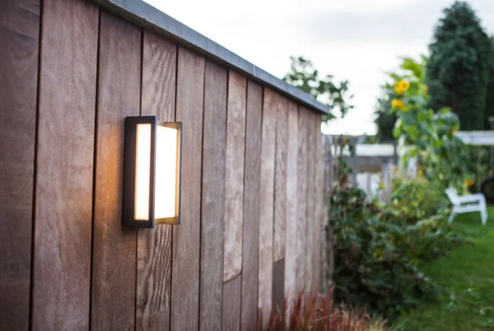 ECO-LIGHT LED Außenleuchte QUBO Alu anthrazit