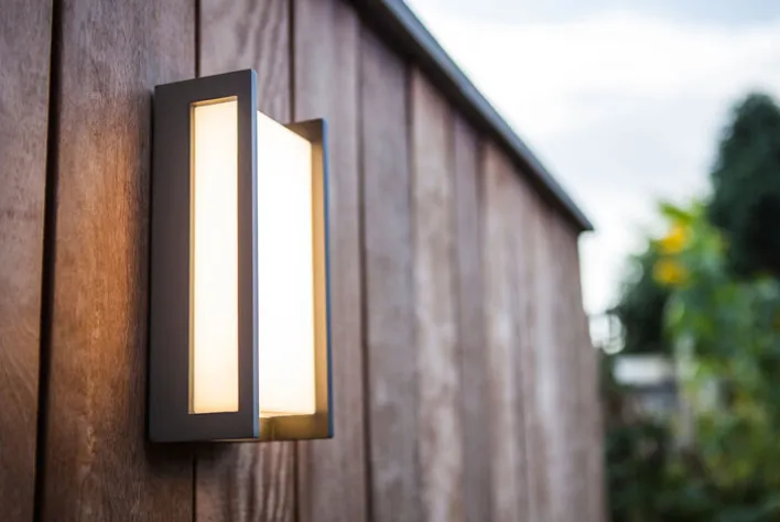 ECO-LIGHT LED Außenleuchte QUBO Alu anthrazit