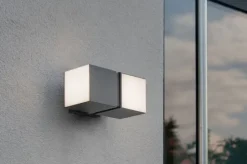 ECO-LIGHT LED Außenwandleuchte CUBA 2-flg anthrazit
