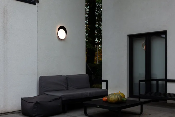 ECO-LIGHT LED Außenwandleuchte GOLETA anthrazit