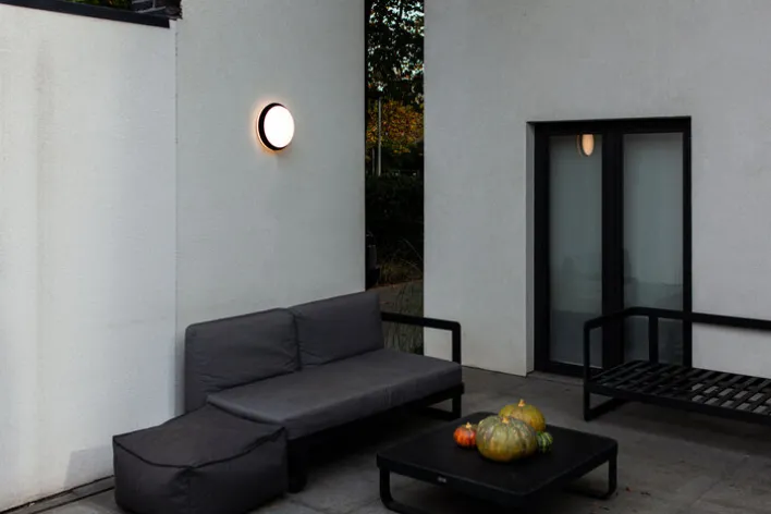 ECO-LIGHT LED Außenwandleuchte GOLETA anthrazit