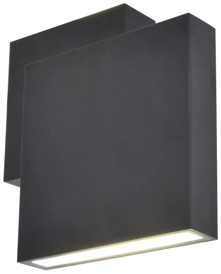 ECO-LIGHT LED Außenwandleuchte RIALTO schwarz