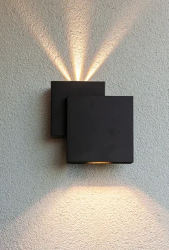 ECO-LIGHT LED Außenwandleuchte RIALTO schwarz