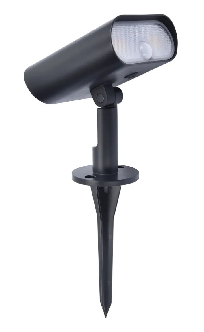 ECO-LIGHT LED Solar Außenstrahler GINBO schwarz