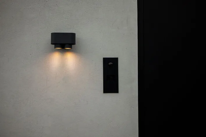 ECO-LIGHT Retrofit LED Außenwandleuchte CYPRES anthrazit