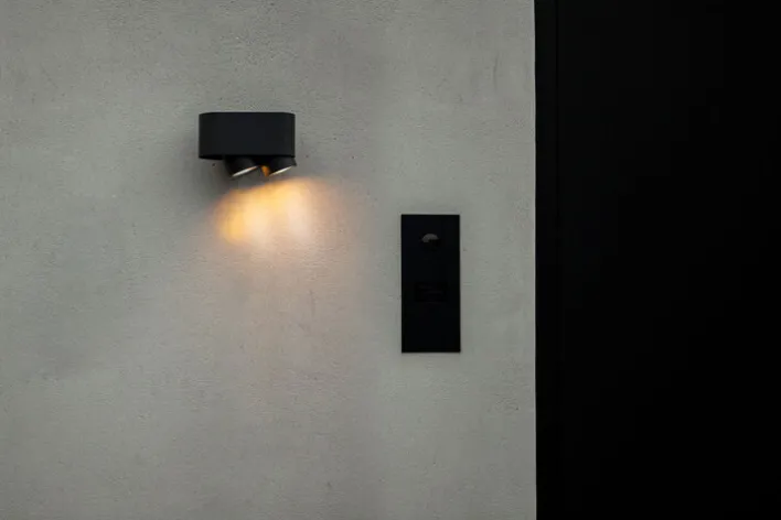 ECO-LIGHT Retrofit LED Außenwandleuchte CYPRES anthrazit