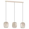 EGLO Retrofit Pendelleuchte ROMAZZINA 3-flg sandfarbig