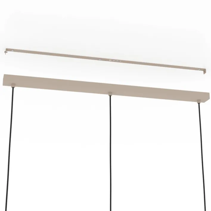 EGLO Retrofit Pendelleuchte ROMAZZINA 3-flg sandfarbig