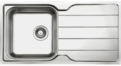 Einbauspüle REMIS silberfarbig