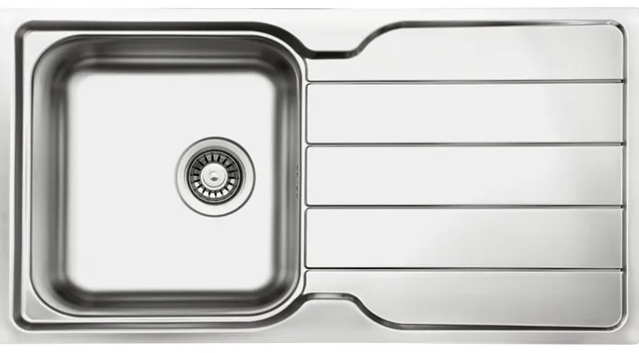 Einbauspüle REMIS silberfarbig