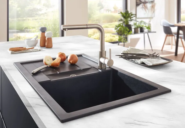 Einbauspüle TION schwarz