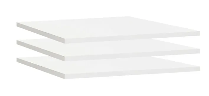 Einlegeboden WASHTOWER II 3er Set weiß