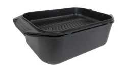 ELO Rechteckbräter KARREE 42x26 cm Aluguss schwarz