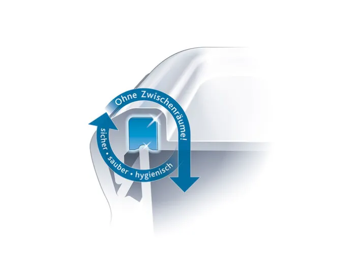 EMSA Frischhaltedosen im 3er Set CLIP & CLOSE 0,55+1,0+2,3 Liter Blau