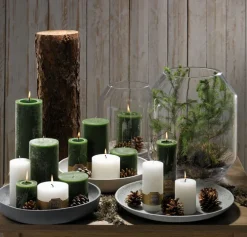 ENGELS KERZEN Kerzenteller AGNETHA 50 cm grau