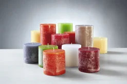 ENGELS KERZEN Stumpenkerze MON AMI Rustique 10/H10 cm schlamm