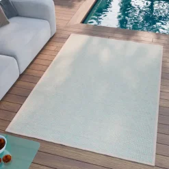 ESPRIT Outdoorteppich MIDLAND 120 x 170 cm beige/türkis