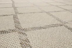 ESPRIT Outdoorteppich RHOMB 80 x 150 cm beige/grau