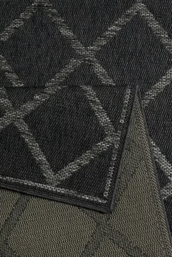 ESPRIT Outdoorteppich RHOMB 120 x 170 cm blau/grau