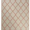 ESPRIT Outdoorteppich RHOMB 80 x 150 cm beige/rot